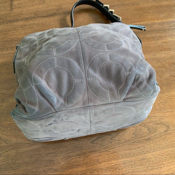 Coach Suede and snakeskin hobo - Picture 4 of 15